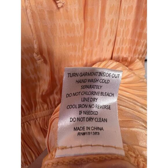Size Small Current Air Orange Dress - Picture 6 of 8